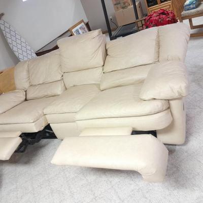 Pozzio dual Reclining sofa Billbone color Simulated leather Upholstery