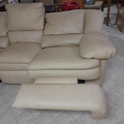 Pozzio dual Reclining sofa Billbone color Simulated leather Upholstery