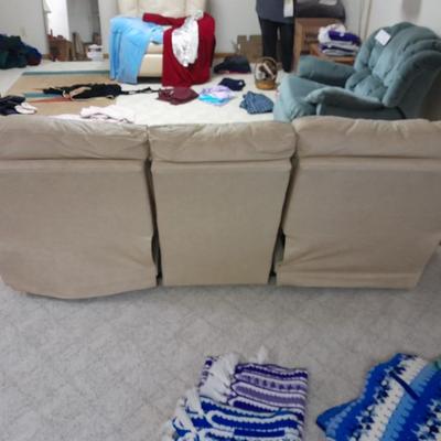 Pozzio dual Reclining sofa Billbone color Simulated leather Upholstery