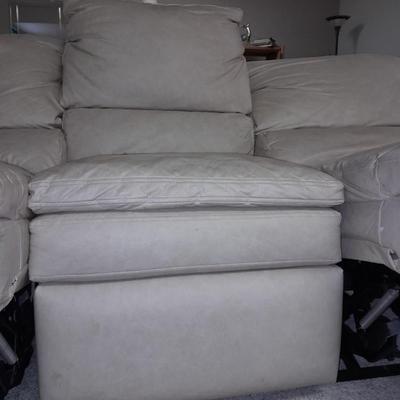 Pozzio dual Reclining sofa Billbone color Simulated leather Upholstery