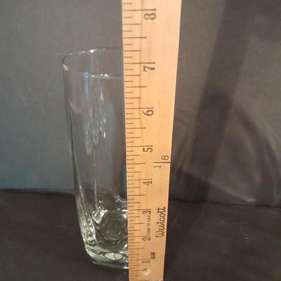 8 matching drinking glasses