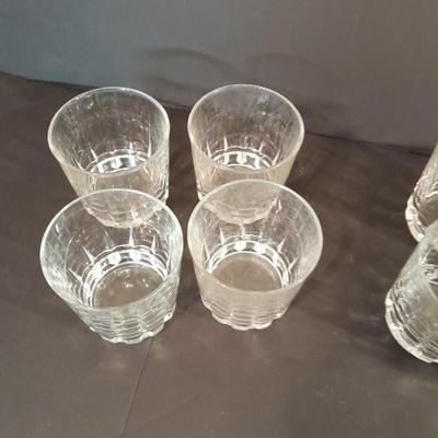 8 Short glasses "On the rocks" or Juice glasses