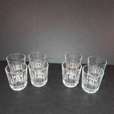 8 Short glasses "On the rocks" or Juice glasses