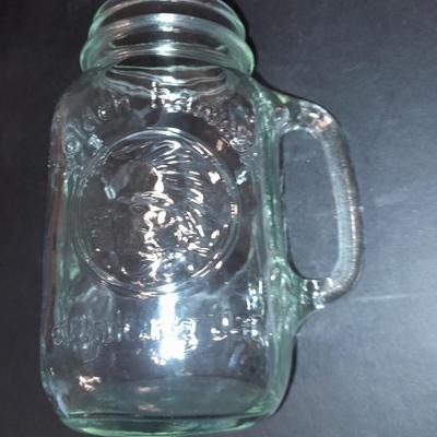 Set of 4 handled Jar mugs