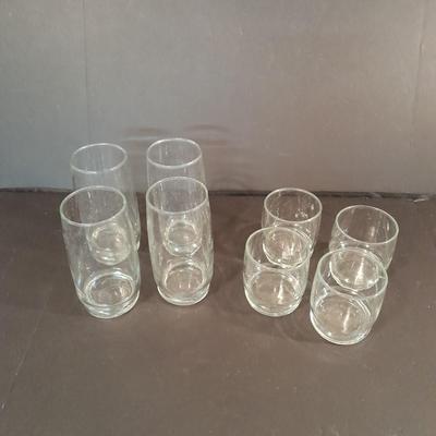set of 8 drinking glasses