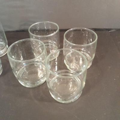set of 8 drinking glasses