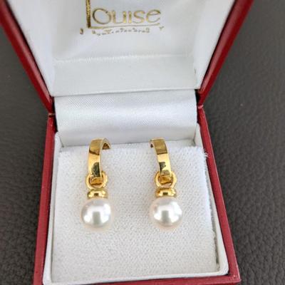 18KT GOLD EAR RINGS