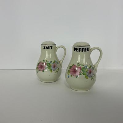 -163- DISHES | Hall Morning Glory | Salt & Pepper Shakers