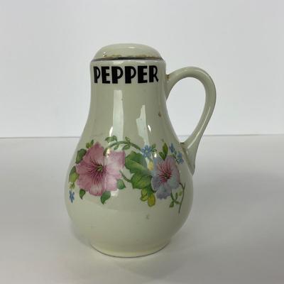 -163- DISHES | Hall Morning Glory | Salt & Pepper Shakers