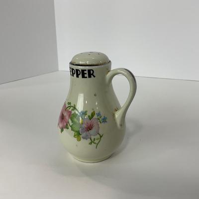 -163- DISHES | Hall Morning Glory | Salt & Pepper Shakers