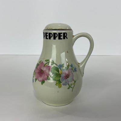 -163- DISHES | Hall Morning Glory | Salt & Pepper Shakers