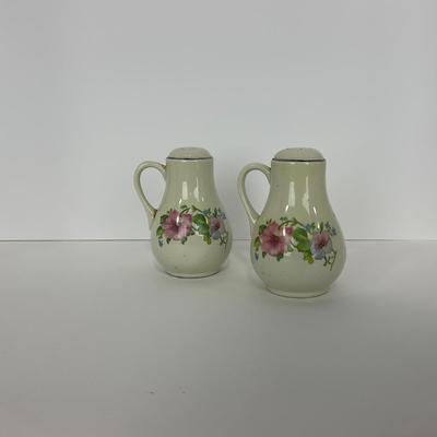 -163- DISHES | Hall Morning Glory | Salt & Pepper Shakers