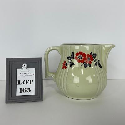 -165- POTTERY | Halls Superior Quality Kitchenware Red Poppy | Pitcher