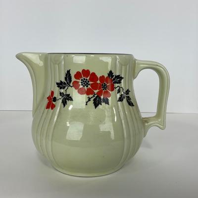 -165- POTTERY | Halls Superior Quality Kitchenware Red Poppy | Pitcher
