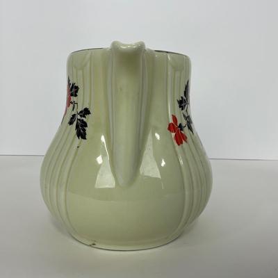 -165- POTTERY | Halls Superior Quality Kitchenware Red Poppy | Pitcher