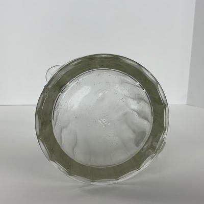-166- GLASSWARE | Hazel Atlas Glass Heavy Panel Pitcher