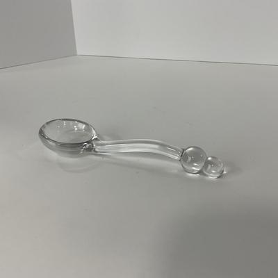 -171- GLASSWARE | Candlewick Imperial Glass Co. | Relish Dish & Spoon