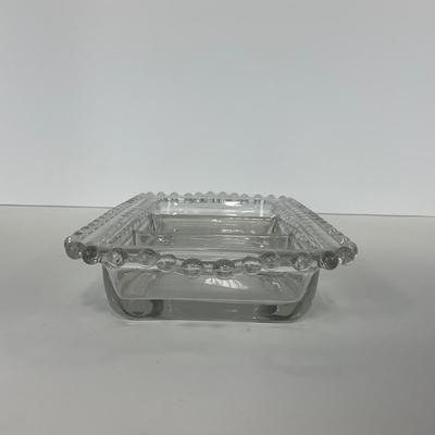 -171- GLASSWARE | Candlewick Imperial Glass Co. | Relish Dish & Spoon