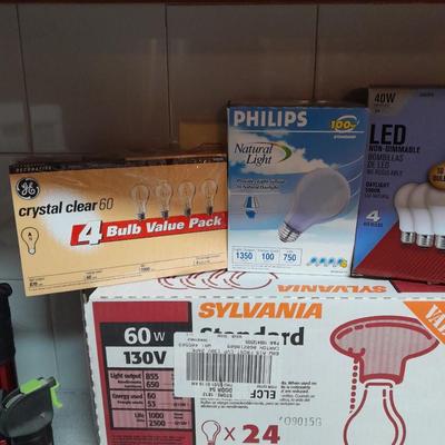 Home repair, Flashlights, small tools, lightbulbs and more