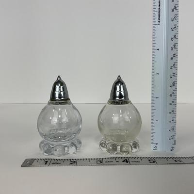 -173- GLASSWARE | Candlewick Imperial Glass Co. | Lidded Sugar & Shakers