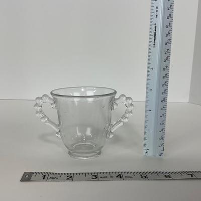 -173- GLASSWARE | Candlewick Imperial Glass Co. | Lidded Sugar & Shakers