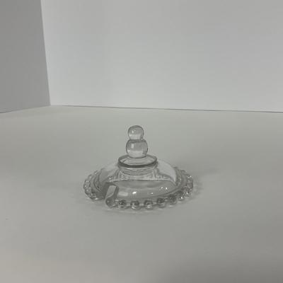 -173- GLASSWARE | Candlewick Imperial Glass Co. | Lidded Sugar & Shakers