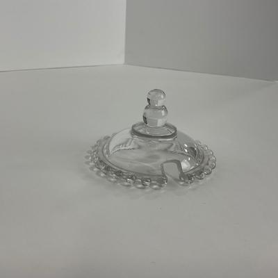 -173- GLASSWARE | Candlewick Imperial Glass Co. | Lidded Sugar & Shakers