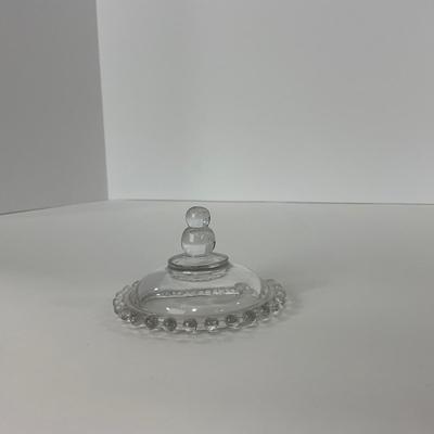 -173- GLASSWARE | Candlewick Imperial Glass Co. | Lidded Sugar & Shakers