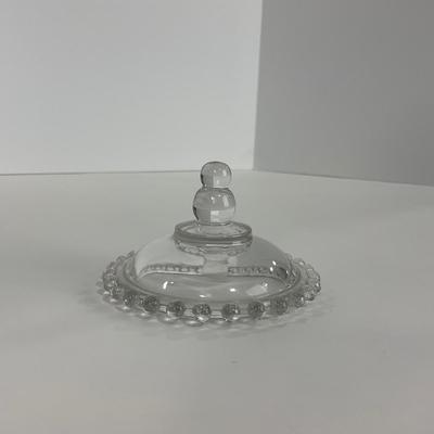 -173- GLASSWARE | Candlewick Imperial Glass Co. | Lidded Sugar & Shakers