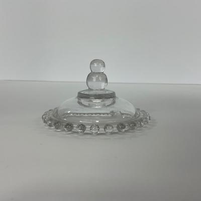 -173- GLASSWARE | Candlewick Imperial Glass Co. | Lidded Sugar & Shakers