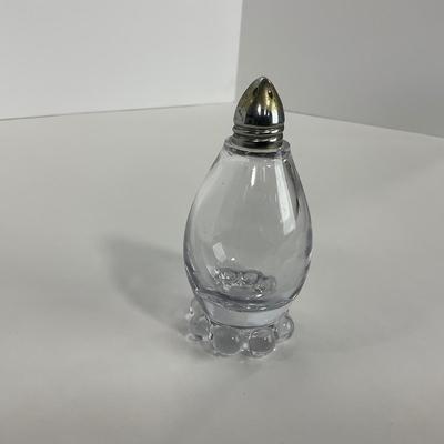 -174- GLASSWARE | Candlewick Imperial Glass Co. | Covered Butter Dish & Salt And Pepper Shakers