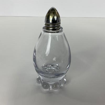 -174- GLASSWARE | Candlewick Imperial Glass Co. | Covered Butter Dish & Salt And Pepper Shakers