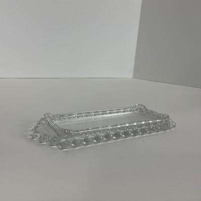 -174- GLASSWARE | Candlewick Imperial Glass Co. | Covered Butter Dish & Salt And Pepper Shakers