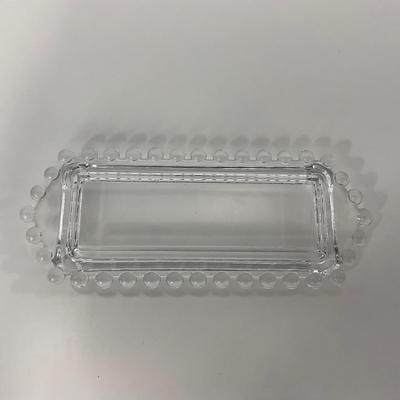 -174- GLASSWARE | Candlewick Imperial Glass Co. | Covered Butter Dish & Salt And Pepper Shakers