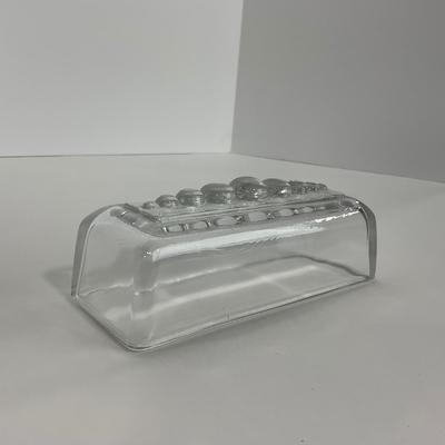 -174- GLASSWARE | Candlewick Imperial Glass Co. | Covered Butter Dish & Salt And Pepper Shakers