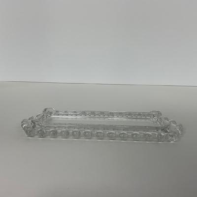 -174- GLASSWARE | Candlewick Imperial Glass Co. | Covered Butter Dish & Salt And Pepper Shakers