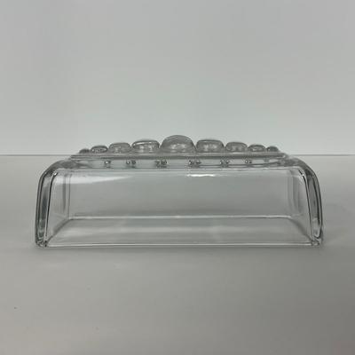 -174- GLASSWARE | Candlewick Imperial Glass Co. | Covered Butter Dish & Salt And Pepper Shakers