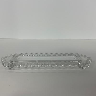-174- GLASSWARE | Candlewick Imperial Glass Co. | Covered Butter Dish & Salt And Pepper Shakers