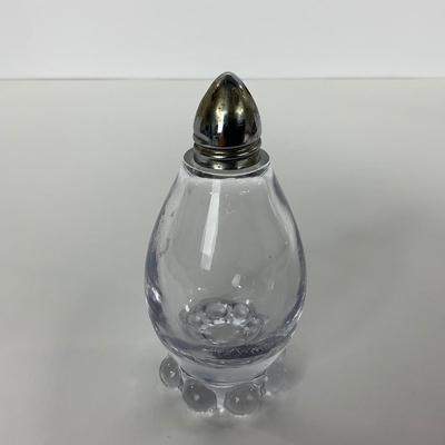 -174- GLASSWARE | Candlewick Imperial Glass Co. | Covered Butter Dish & Salt And Pepper Shakers