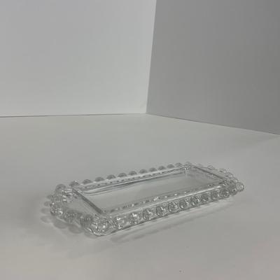 -174- GLASSWARE | Candlewick Imperial Glass Co. | Covered Butter Dish & Salt And Pepper Shakers
