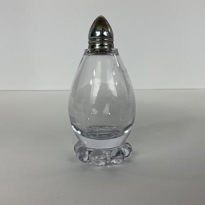 -174- GLASSWARE | Candlewick Imperial Glass Co. | Covered Butter Dish & Salt And Pepper Shakers