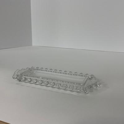 -174- GLASSWARE | Candlewick Imperial Glass Co. | Covered Butter Dish & Salt And Pepper Shakers