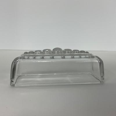 -174- GLASSWARE | Candlewick Imperial Glass Co. | Covered Butter Dish & Salt And Pepper Shakers