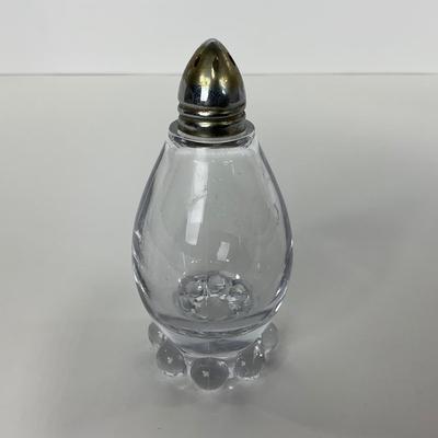 -174- GLASSWARE | Candlewick Imperial Glass Co. | Covered Butter Dish & Salt And Pepper Shakers