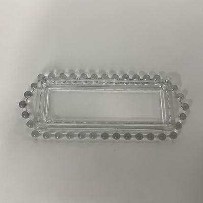 -174- GLASSWARE | Candlewick Imperial Glass Co. | Covered Butter Dish & Salt And Pepper Shakers