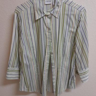 Women's Shirt tops mid / long sleeve size L & XL Croft & Barrow, Chico's, Allison Saley and more