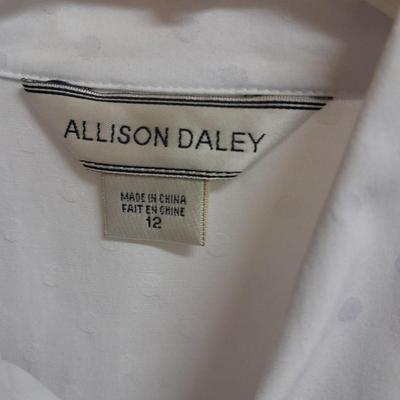 Women's Shirt tops mid / long sleeve size L & XL Croft & Barrow, Chico's, Allison Saley and more