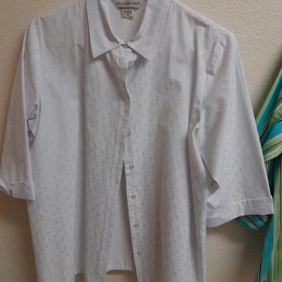 Women's Shirt tops mid / long sleeve size L & XL Croft & Barrow, Chico's, Allison Saley and more