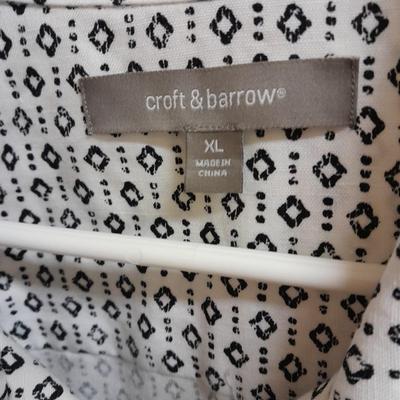 Women's Shirt tops mid / long sleeve size L & XL Croft & Barrow, Chico's, Allison Saley and more