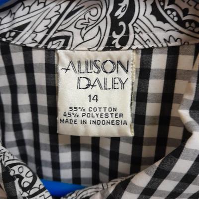 Women's Shirt tops mid / long sleeve size L & XL Croft & Barrow, Chico's, Allison Saley and more
